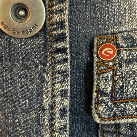 Vintage , EDC by Esprit, Jean Jacket, Denim Blazer, Size L - Picture 7 of 8